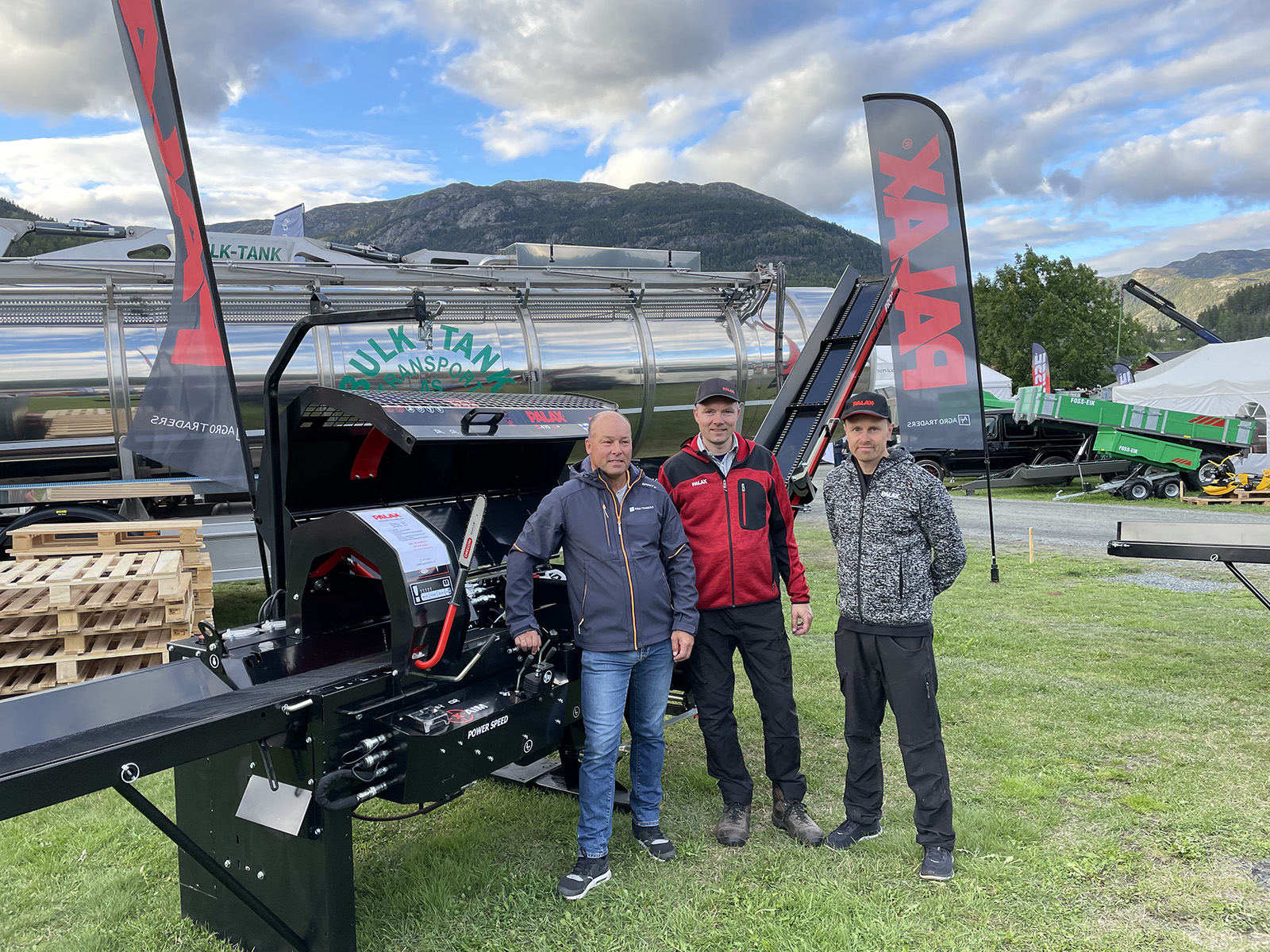 Agro Traders and Palax team: Arne Roed, Egil Hofstad and Mika Joensuu.
