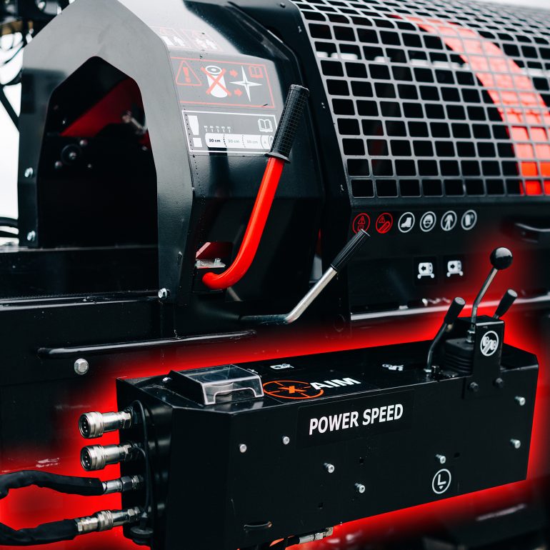 PowerSpeed cylinder speeds up firewood production with +30%.